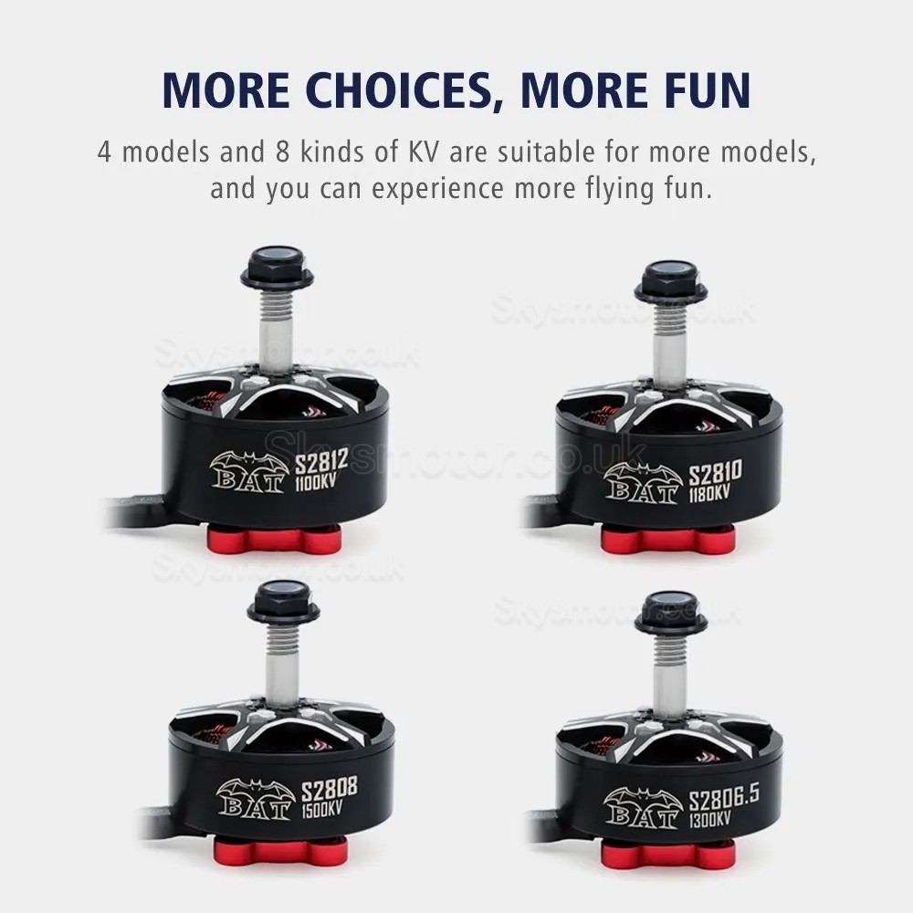 Surpass Hobby S2808 1500KV /1900KV FPV Drone Motor (compatible compatible HQ6x3.5x3 Prop) for Unmanned Aerial Vehicle